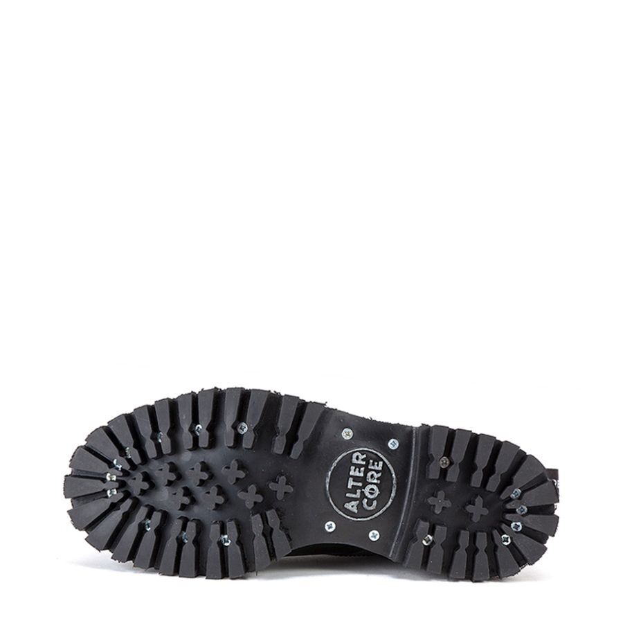 ALTERCORE 551 skórzane – Zielone glany 10-dziurkowe ze stalowym noskiem i efektem Rub-Off , Stiefelsohle, Gummisohle, Laufsohle, Stiefel, Gummi, Stiefelette, Gummisohle, Schwarz, Sohle, Stiefel, Stiefelsohle, Gummisohle, Kratzerfeste Sohle, Chunky-Sohle,