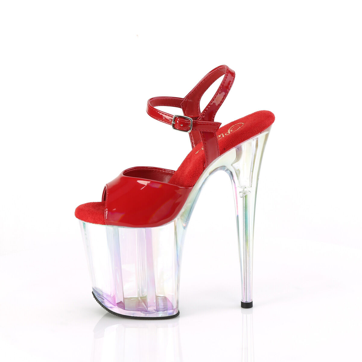 Pleaser FLAMINGO-809HT Damen Sandale Rot  EU 35