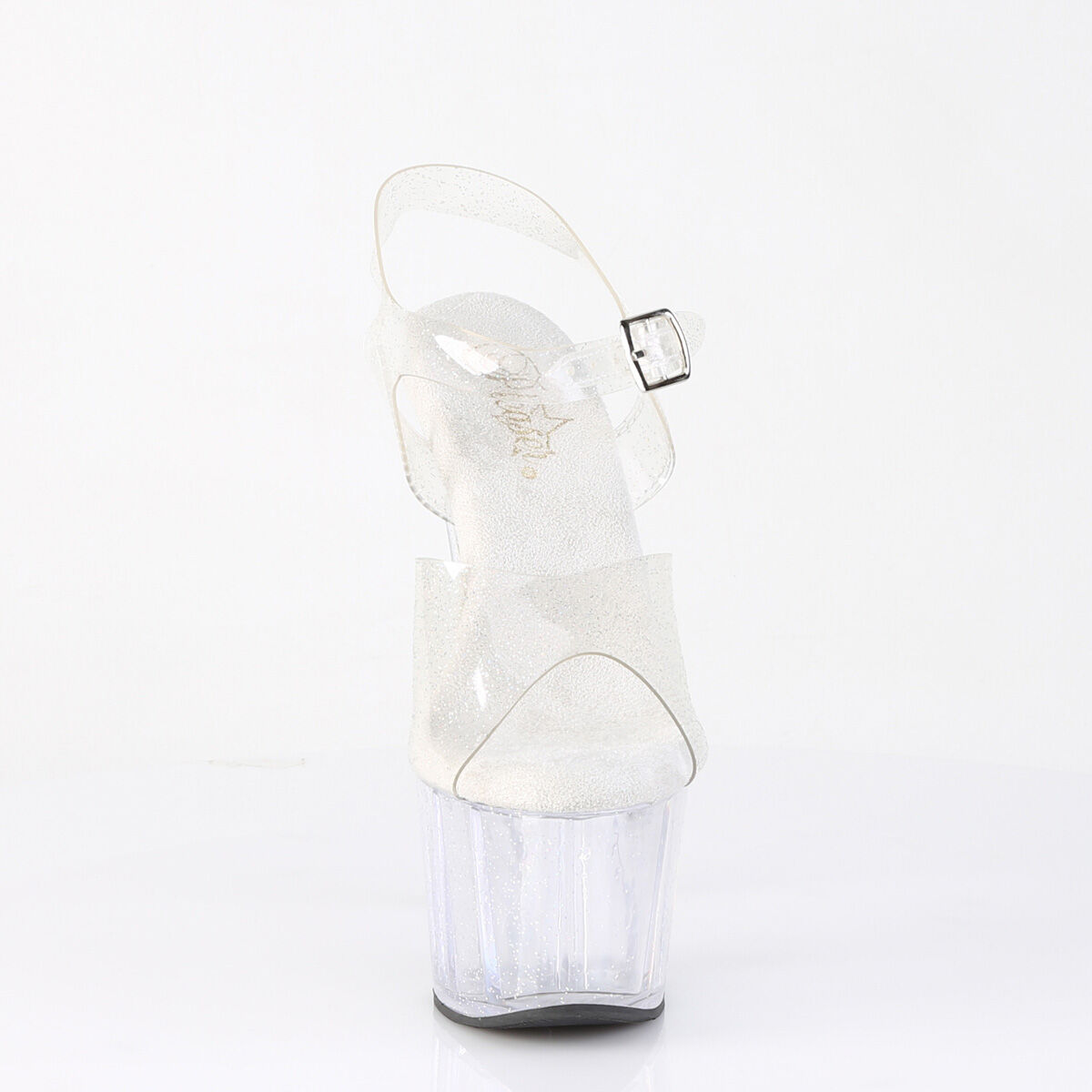 Pleaser ADORE-708MMG Damen Sandale Transparent  EU 41