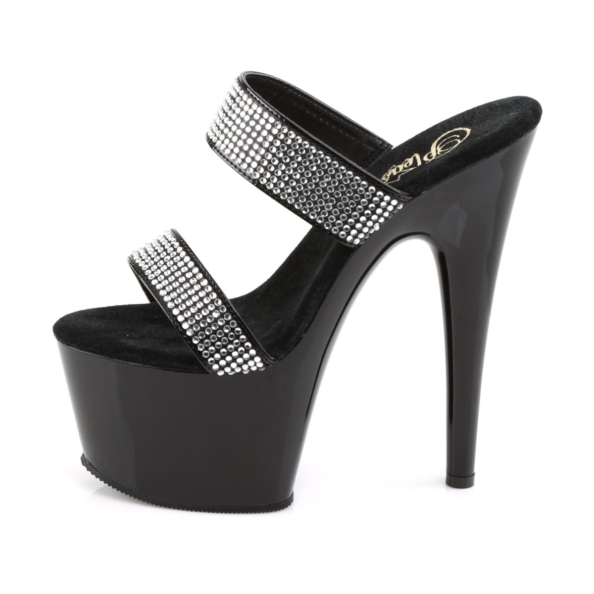 Pleaser ADORE-702-2 Damen Slipper Schwarz  EU 36