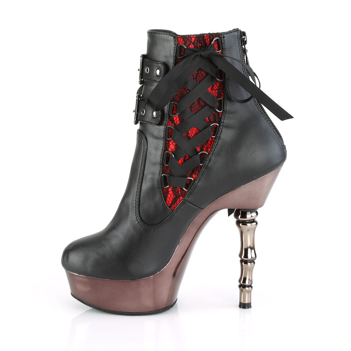 DemoniaCult MUERTO-1030 Midi Stiefel Schwarz Kunstleder - Chrom EU 35, Bekleidung, Schuhwerk, Hoher Absatz, Schuh, Bekleidung, Schuhwerk, Hoher Absatz, Schuh, Bekleidung, Schuhwerk, Hoher Absatz, Schuh, Bekleidung, Schuhwerk, Hoher Absatz, Schuh, Bekleidu