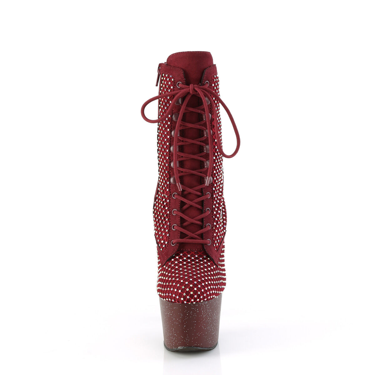 Pleaser ADORE-1020RM Damen Stiefelette Dunkelrot  EU 38