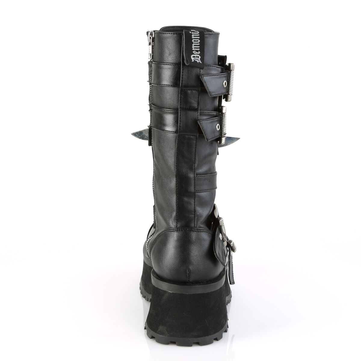 DemoniaCult GRAVEDIGGER-250 Unisex Stiefel Schwarz  EU 38