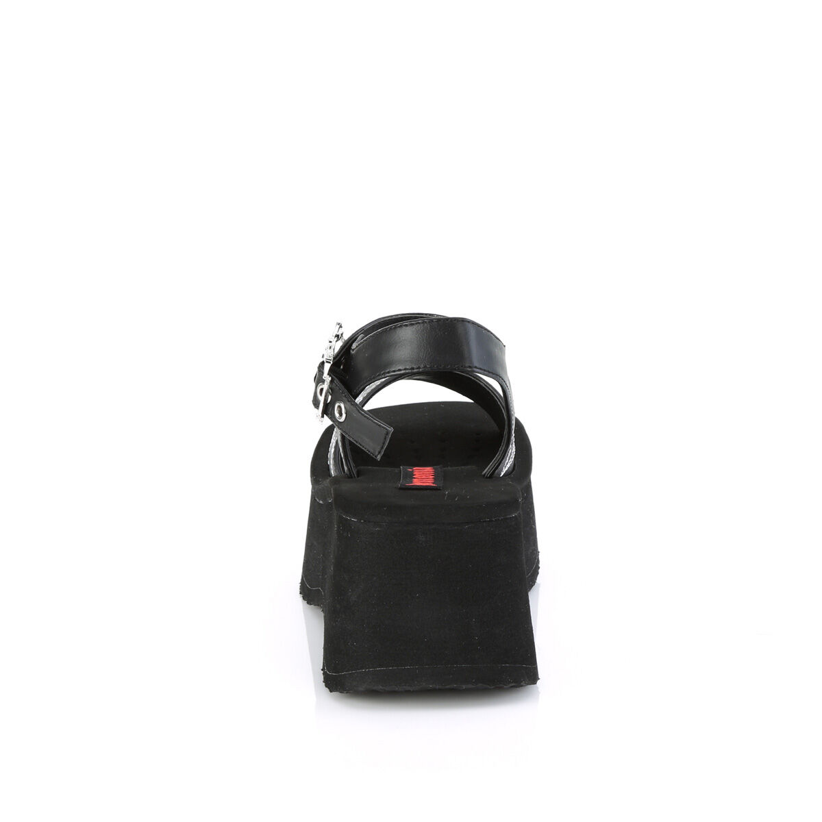 DemoniaCult FUNN-10 Damen Sandale Schwarz  EU 38