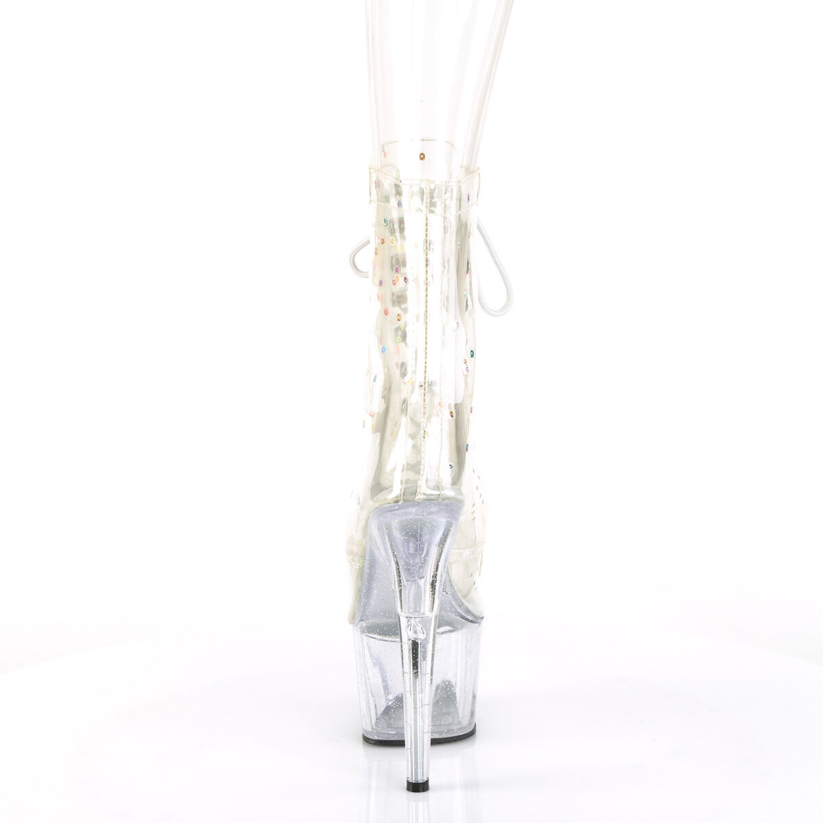 Pleaser ADORE-1020C-2 Plateau Stiefeletten Transparent EU 35