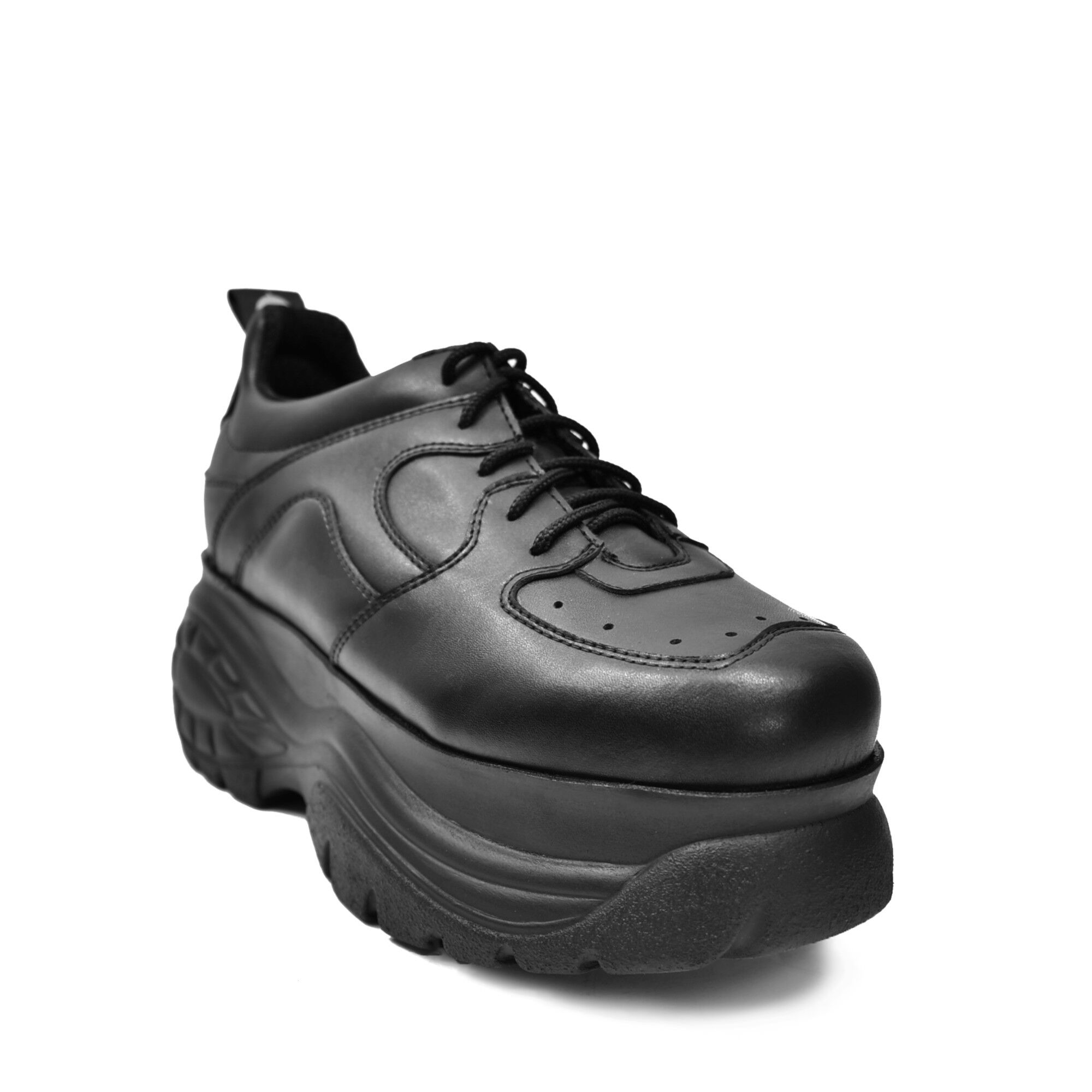 ALTERCORE SARA VEGAN – Plateau-Schuhe in Schwarz, Schuh, Sneaker, Laufschuhe, Schuh aus Leder, Gummisohle