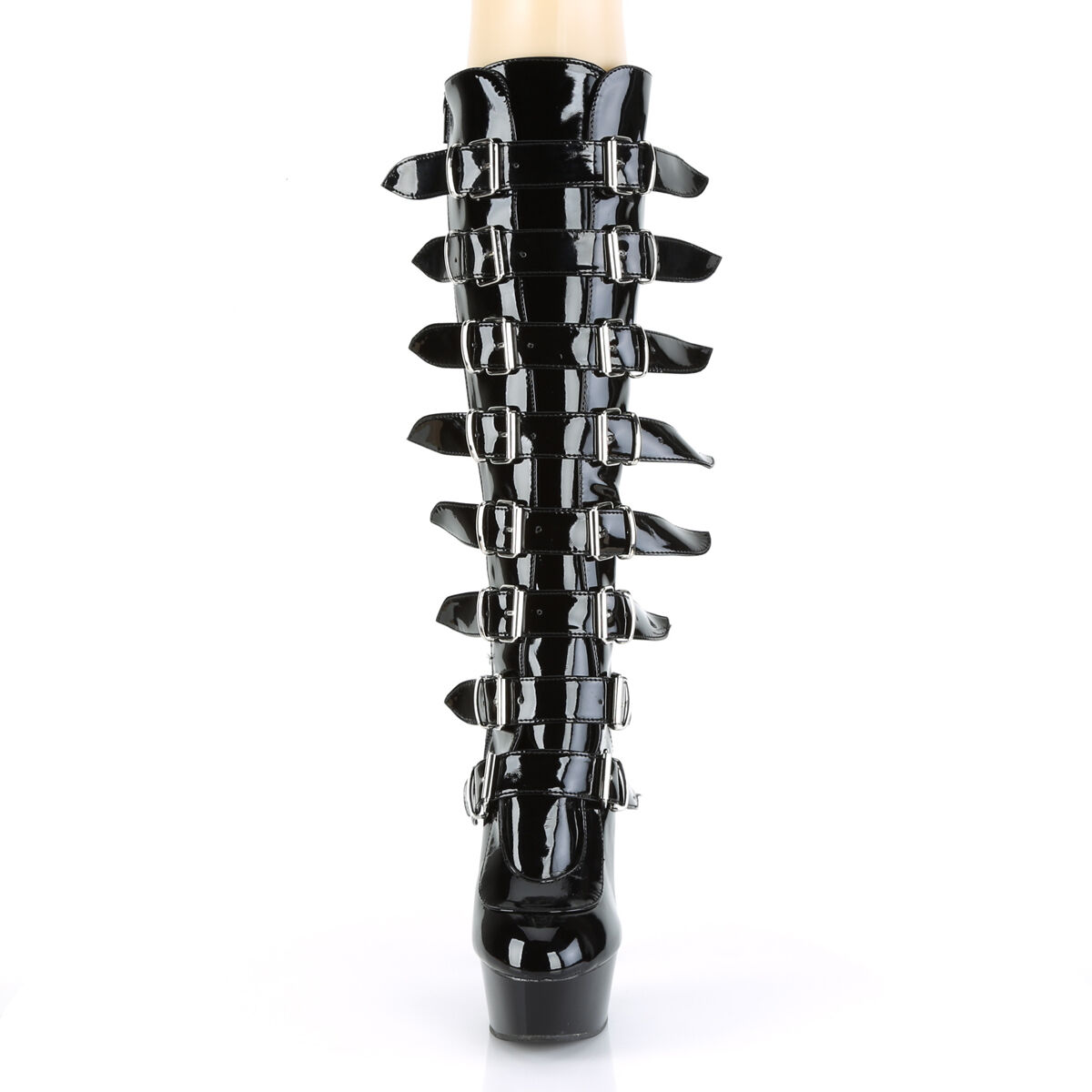 Pleaser DELIGHT-2049 Damen Stiefel Schwarz  EU 36