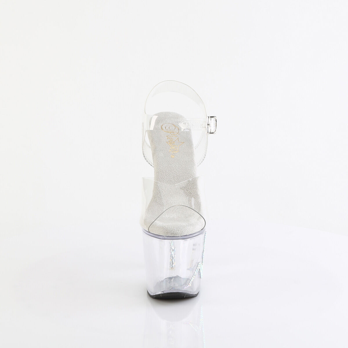 Pleaser UNICORN-708TGRS Damen Sandale Transparent  EU 35