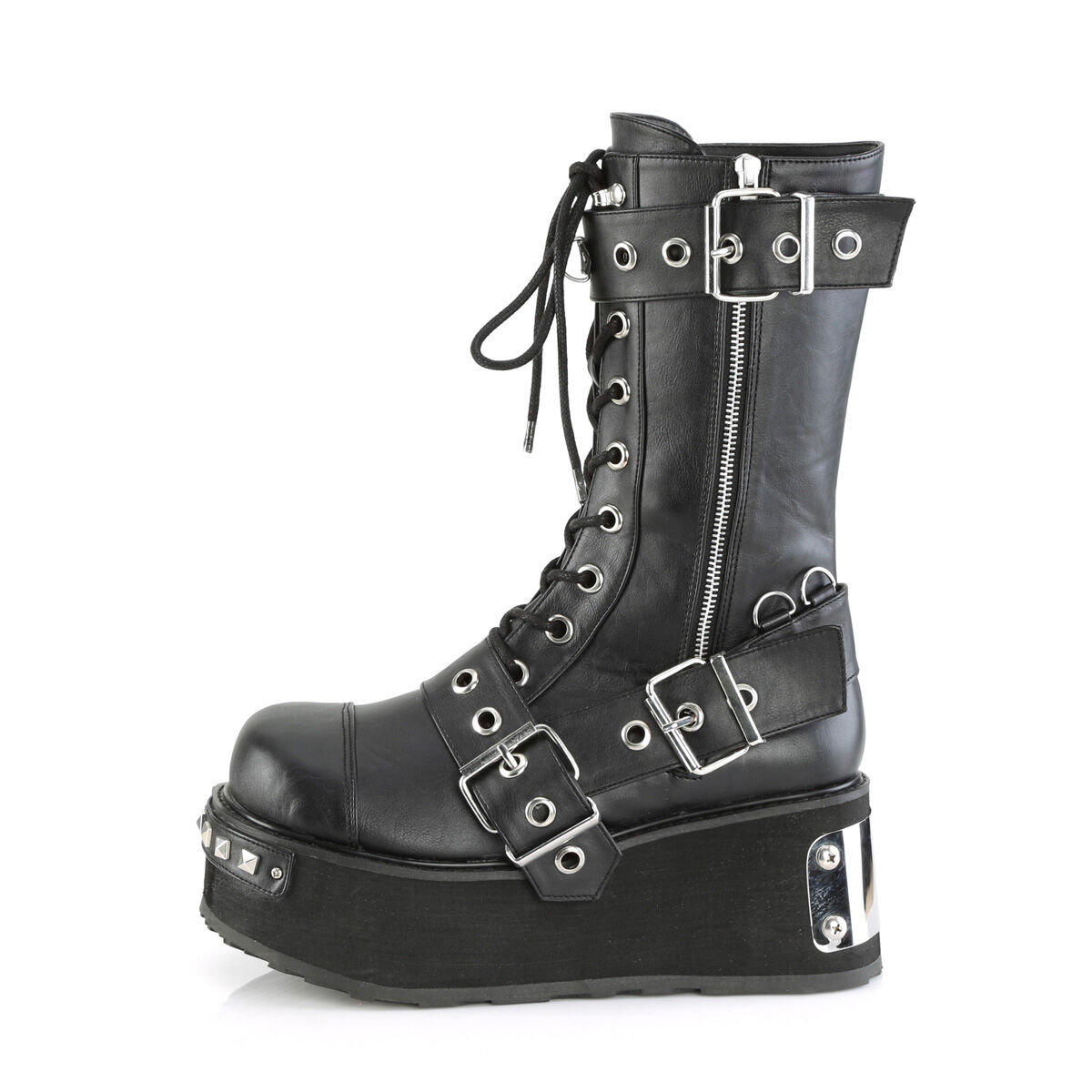 DemoniaCult TRASHVILLE-250 Unisex Stiefel Schwarz  EU 36