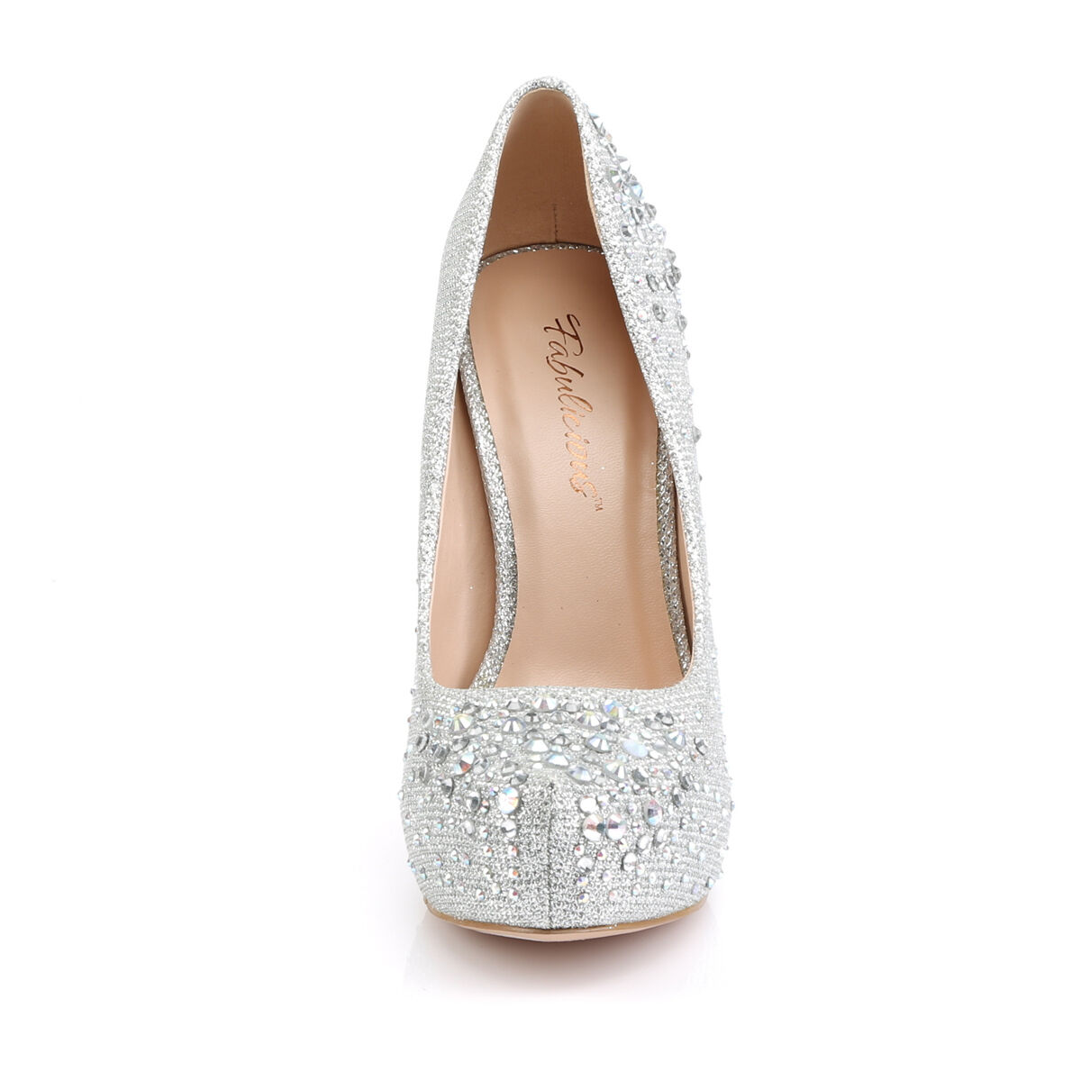 Fabulicious DESTINY-06R Damen Pumps Silber  EU 37