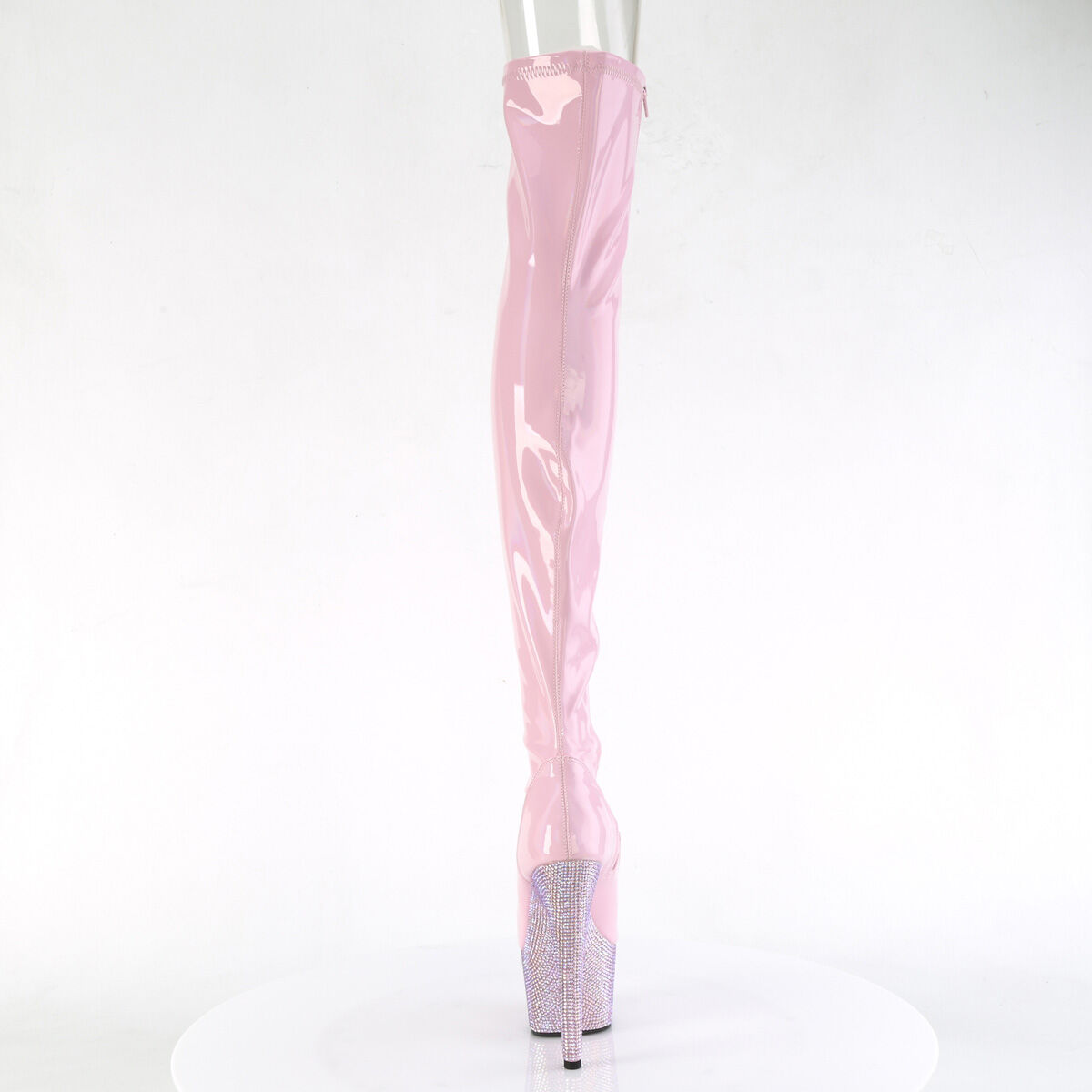 Pleaser BEJEWELED-3011-7 Damen Stiefel Rosa  EU 36