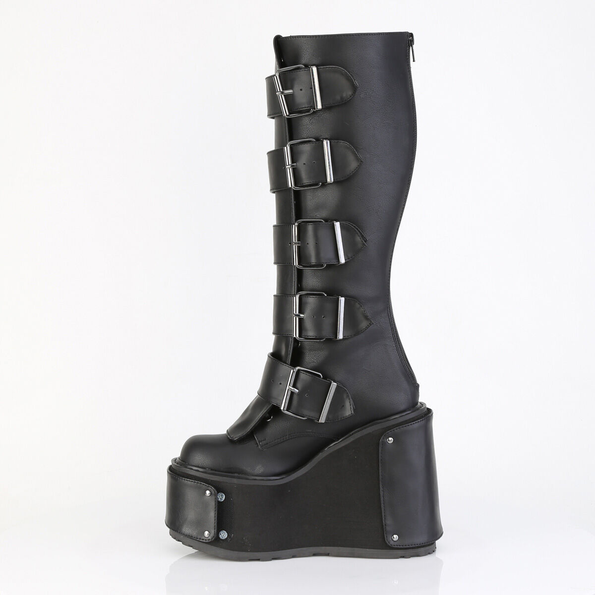 DemoniaCult TRANSFORMER-800 Damen Stiefel Schwarz  EU 42