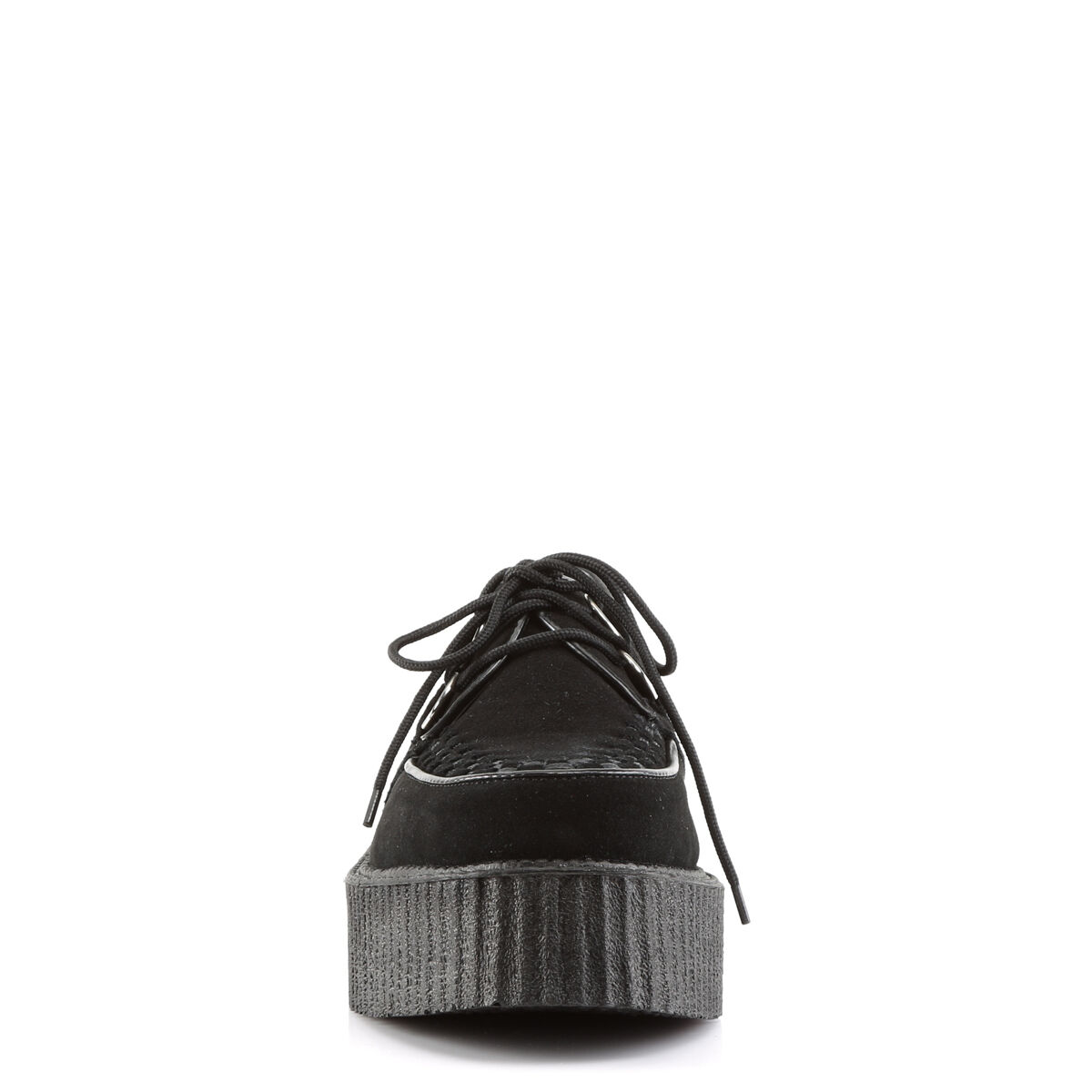 DemoniaCult CREEPER-402S Unisex Creeper Schwarz  EU 38