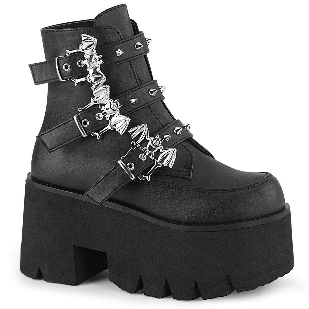 DemoniaCult ASHES-55 Damen Stiefelette Schwarz  EU 40