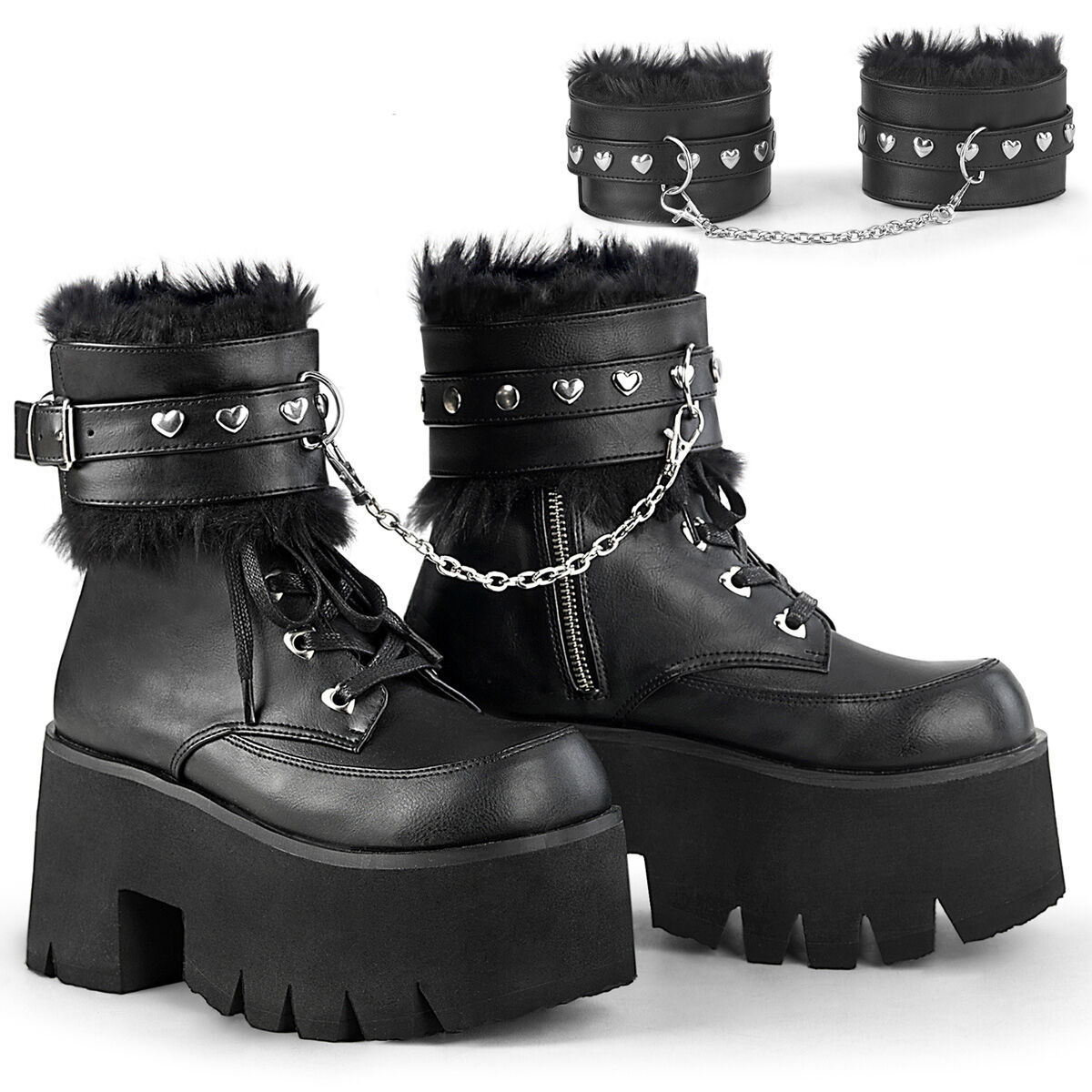 DemoniaCult ASHES-57 Damen Stiefel