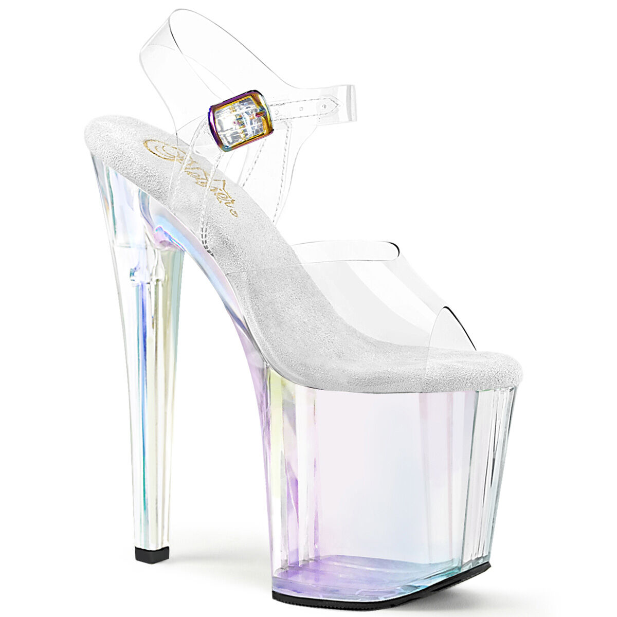 Pleaser ENCHANT-708HT Damen Sandale Transparent  EU 36