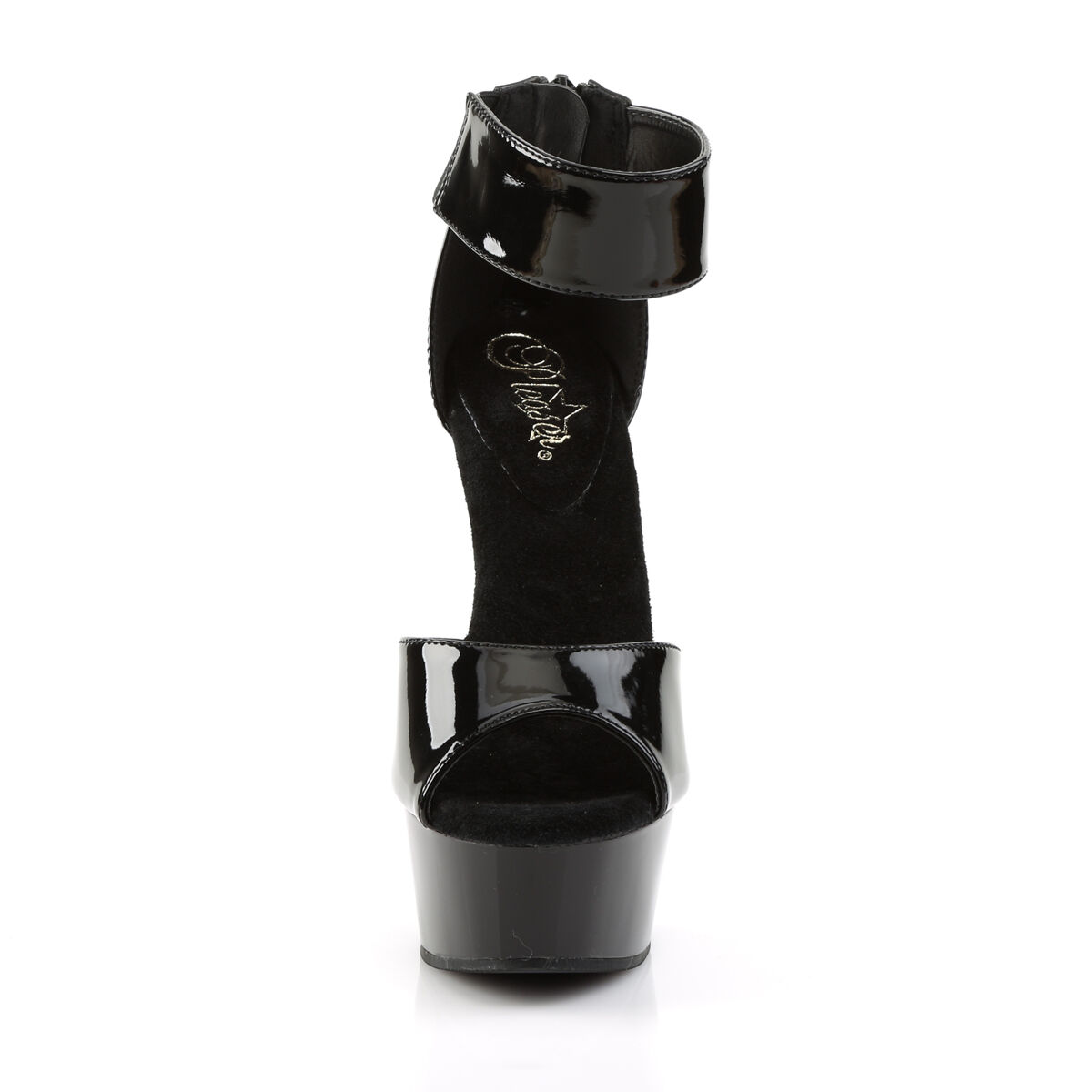 Pleaser DELIGHT-670-3 Damen Sandale Schwarz  EU 35