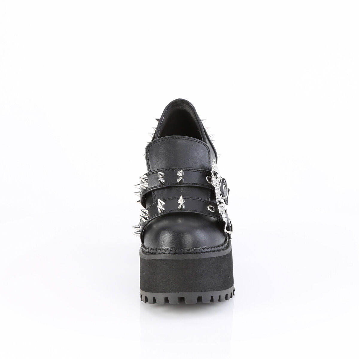 DemoniaCult ASSAULT-38 Damen Halbschuh Schwarz  EU 37