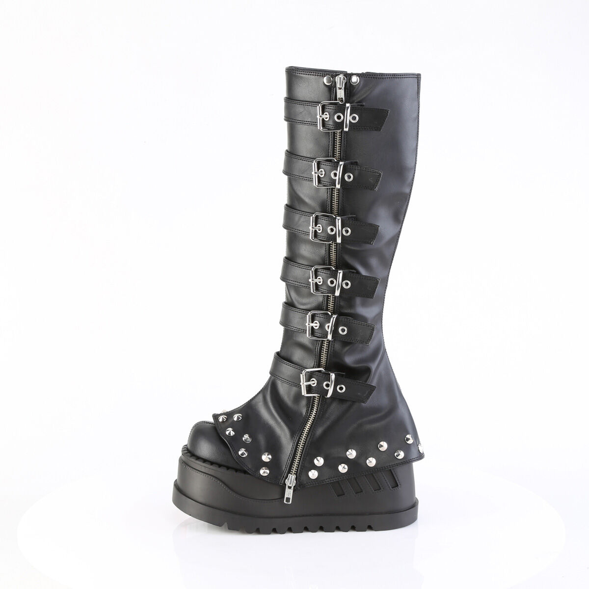 DemoniaCult STOMP-223 Damen Stiefel Schwarz  EU 36