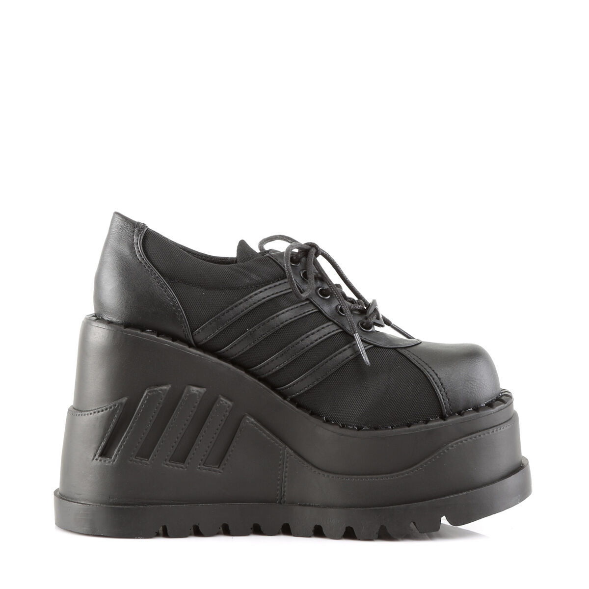 DemoniaCult STOMP-08 Damen Halbschuhe Schwarz  EU 38