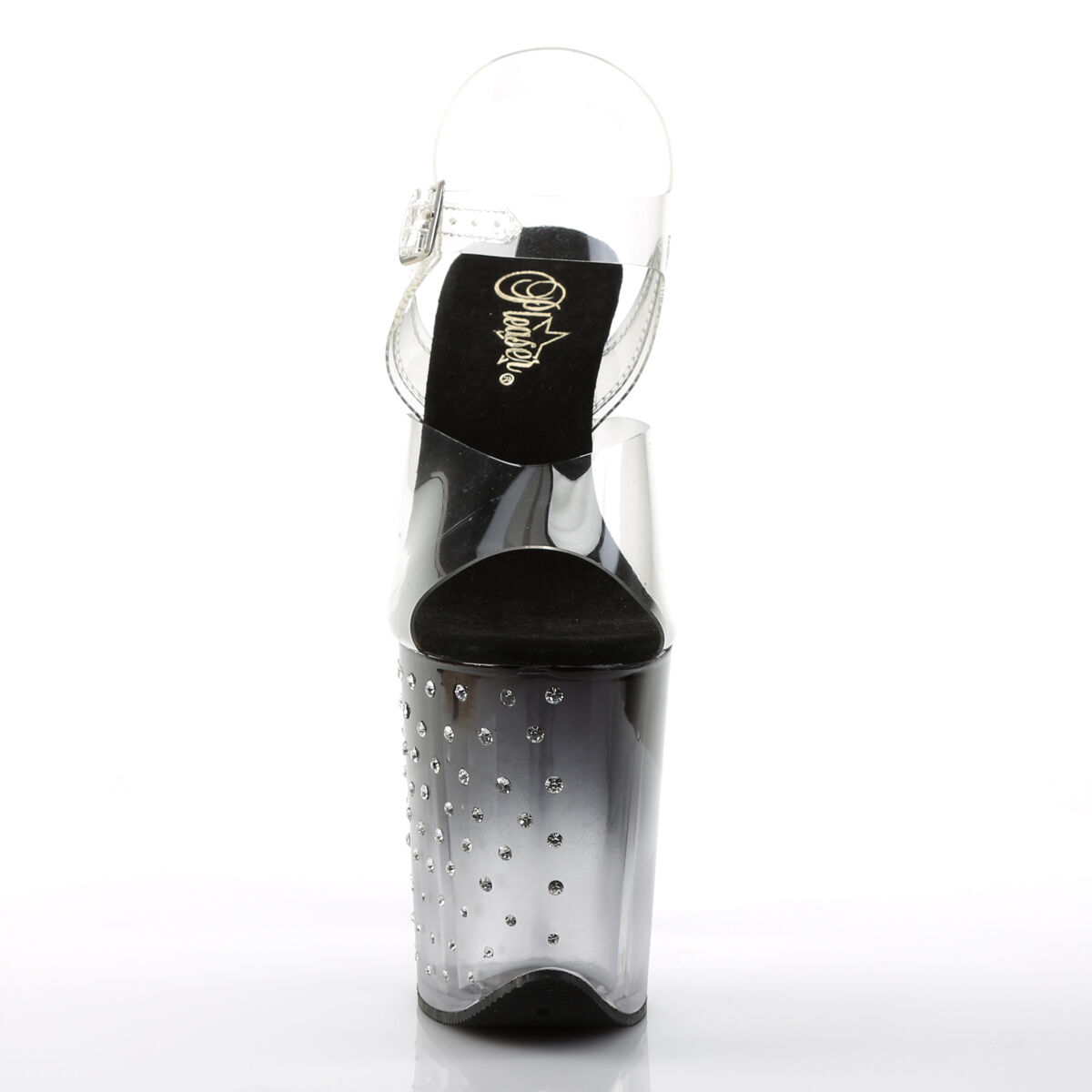 Pleaser STARDUST-808T Damen Sandale Transparent  EU 35