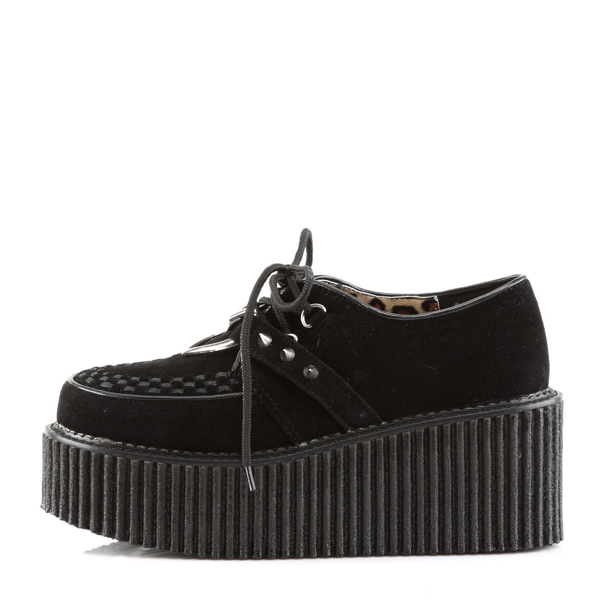 DemoniaCult CREEPER-206 Damen Creeper Schwarz  EU 37