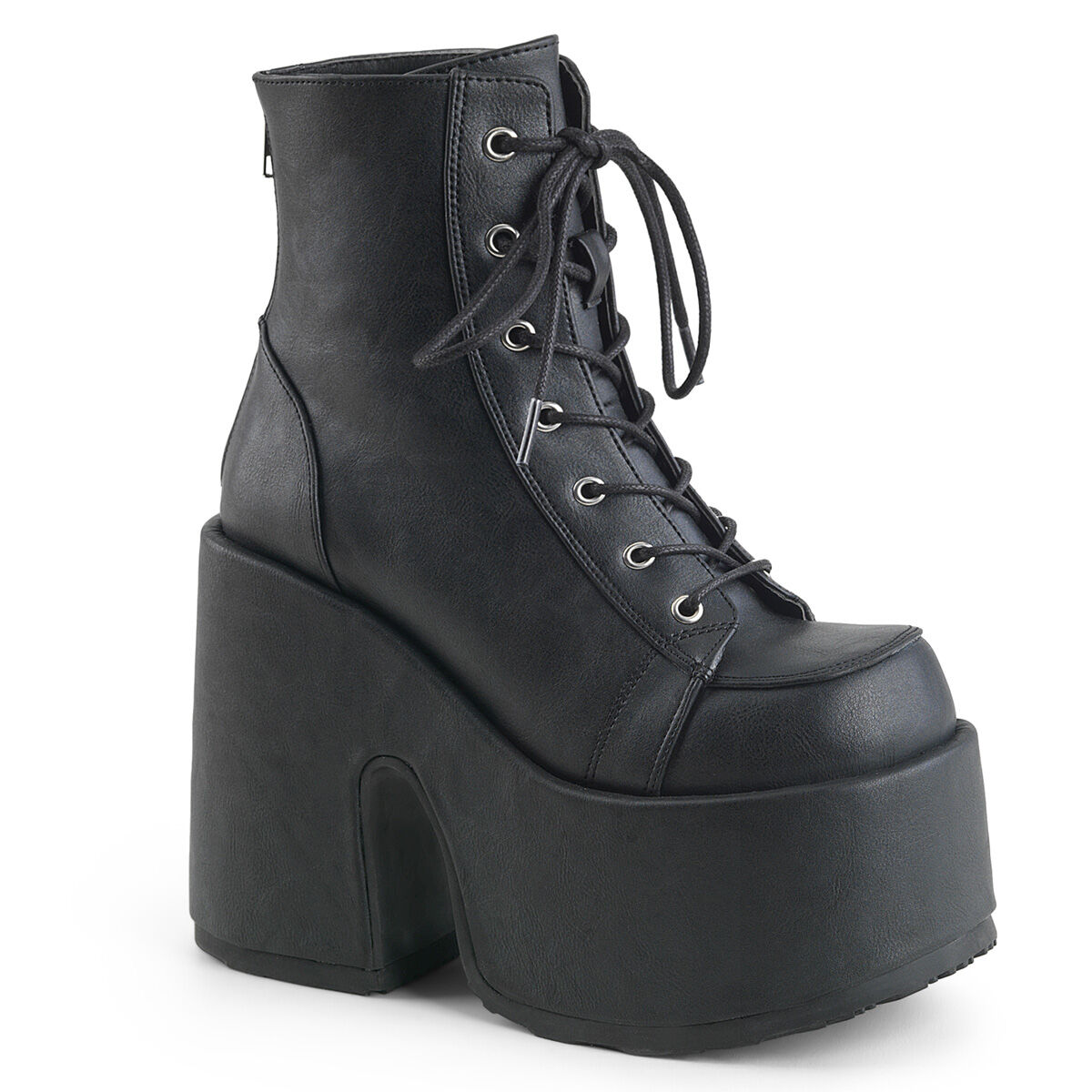 DemoniaCult CAMEL-203 Damen Stiefelette Schwarz Matt EU 40