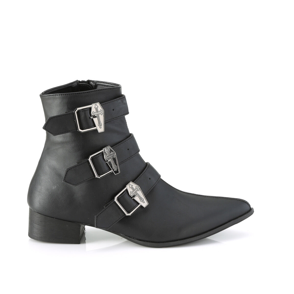DemoniaCult WARLOCK-50-C Unisex Stiefelette Schwarz  EU 39