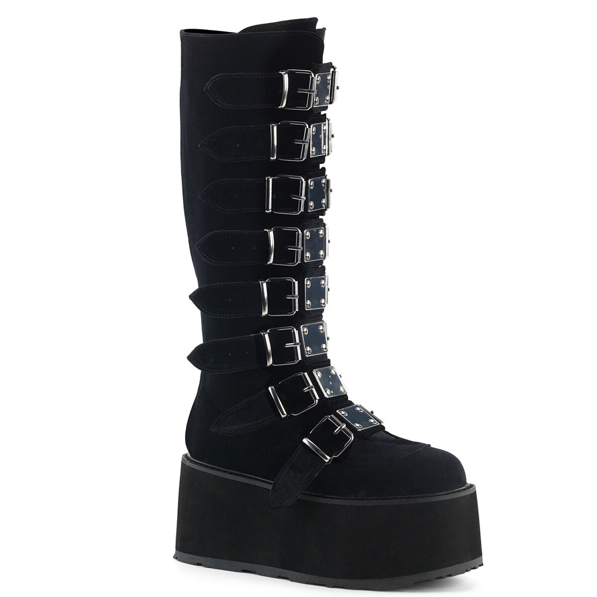 DemoniaCult DAMNED-318 Damen Stiefel Schwarz  EU 39