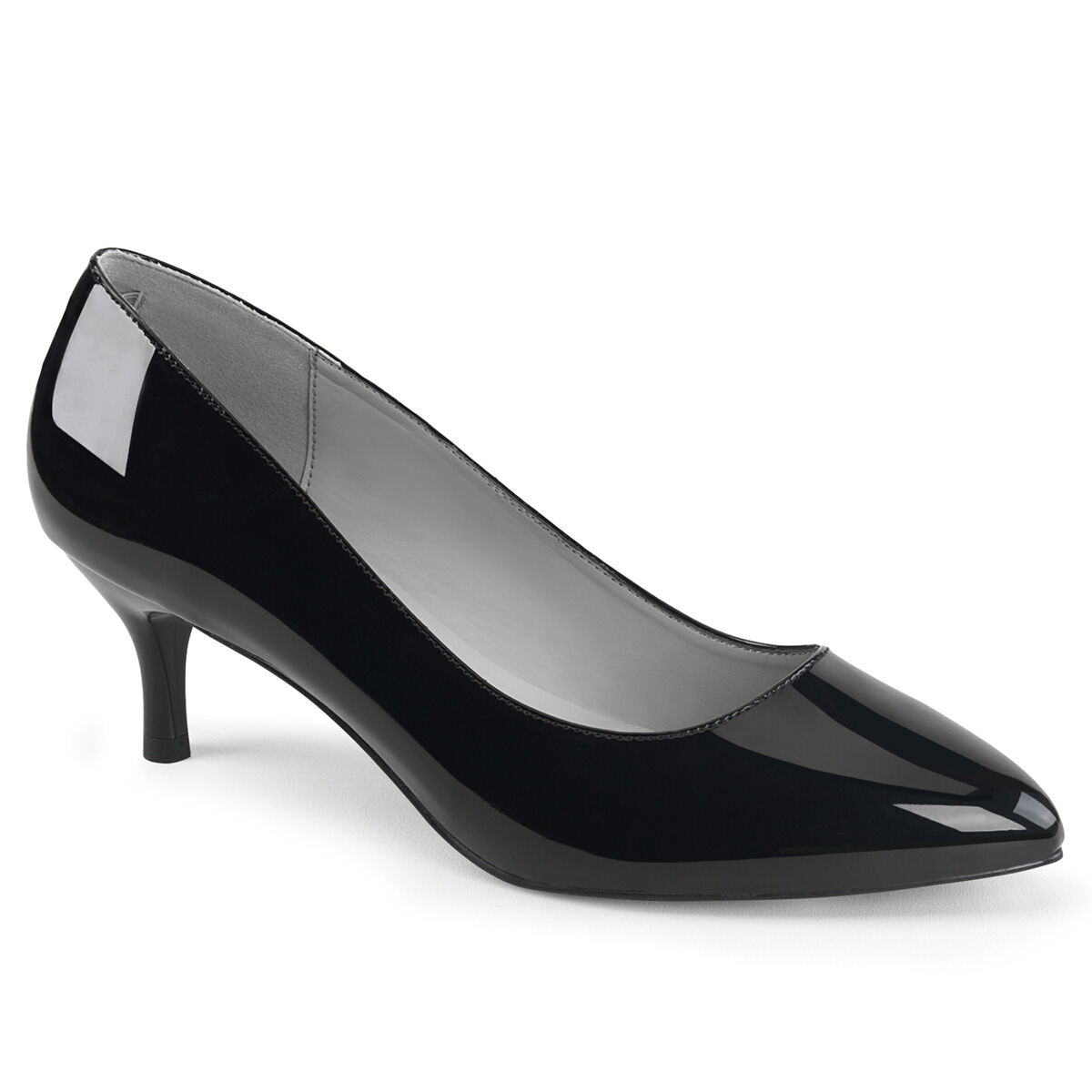 Pleaser Pink Label KITTEN-01 Damen Pumps Schwarz  EU 39
