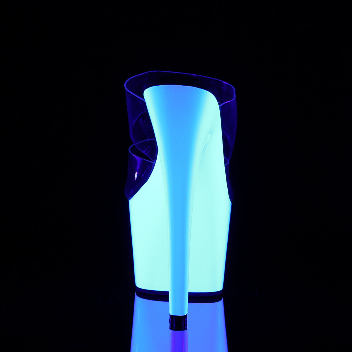 Pleaser ADORE-702UV Damen Slipper Transparent  EU 35