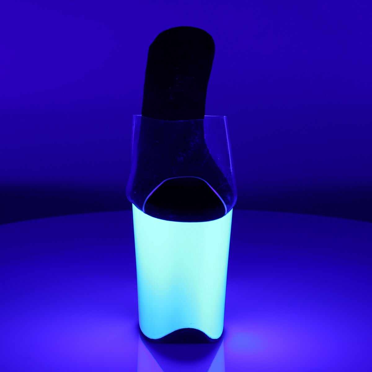 Pleaser FLAMINGO-801UV Damen Slipper Transparent  EU 35