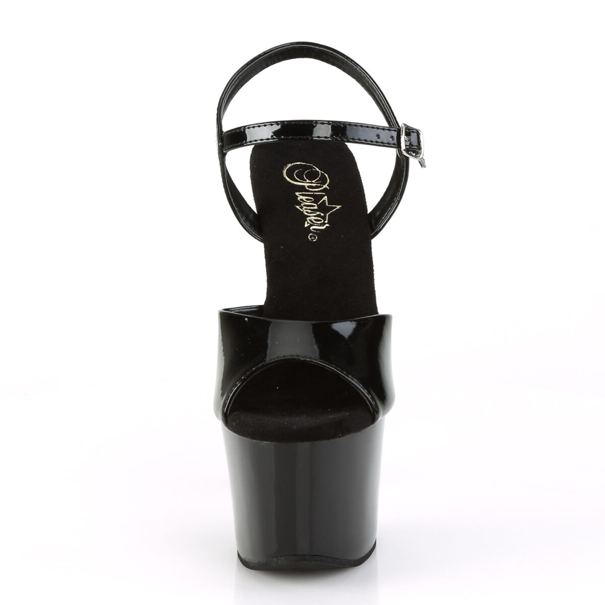 Pleaser SKY-309CRS Damen Sandale Schwarz  EU 35