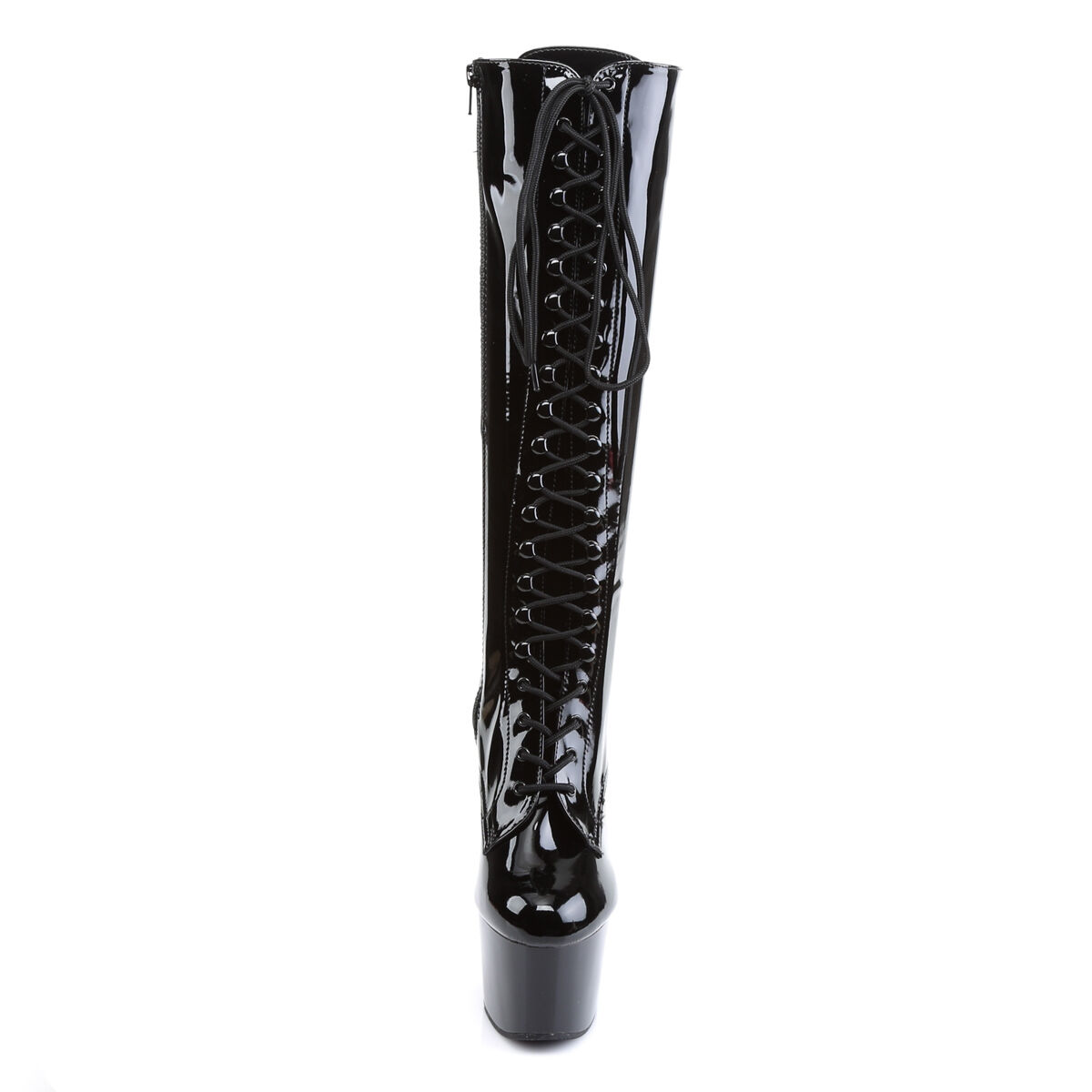 Pleaser ADORE-2023 Damen Stiefel Schwarz Lack EU 35