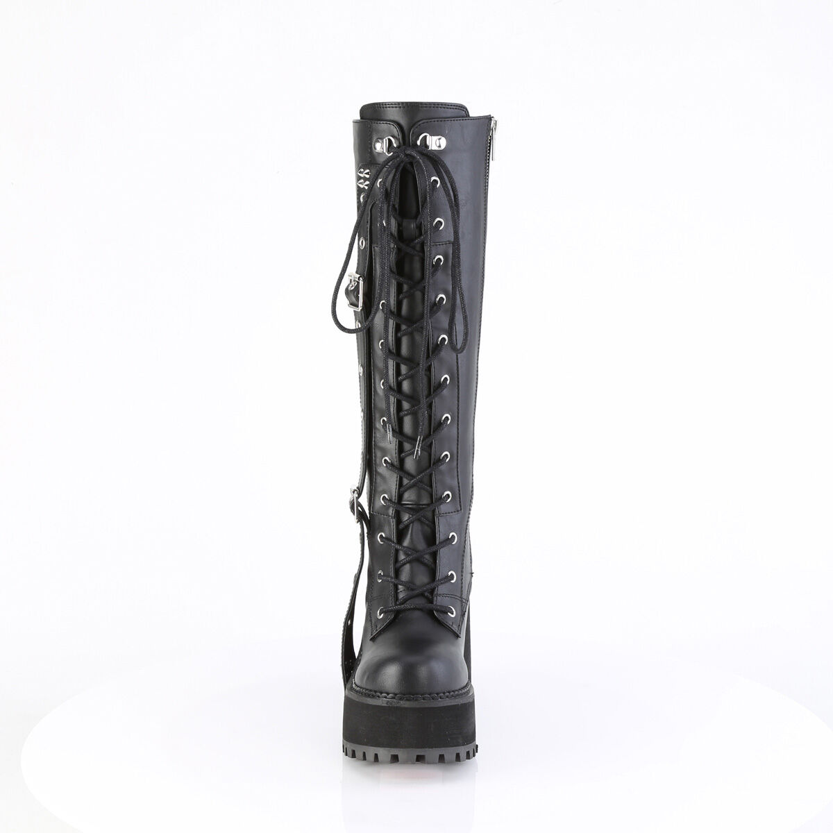DemoniaCult ASSAULT-218 Damen Stiefel Schwarz  EU 36