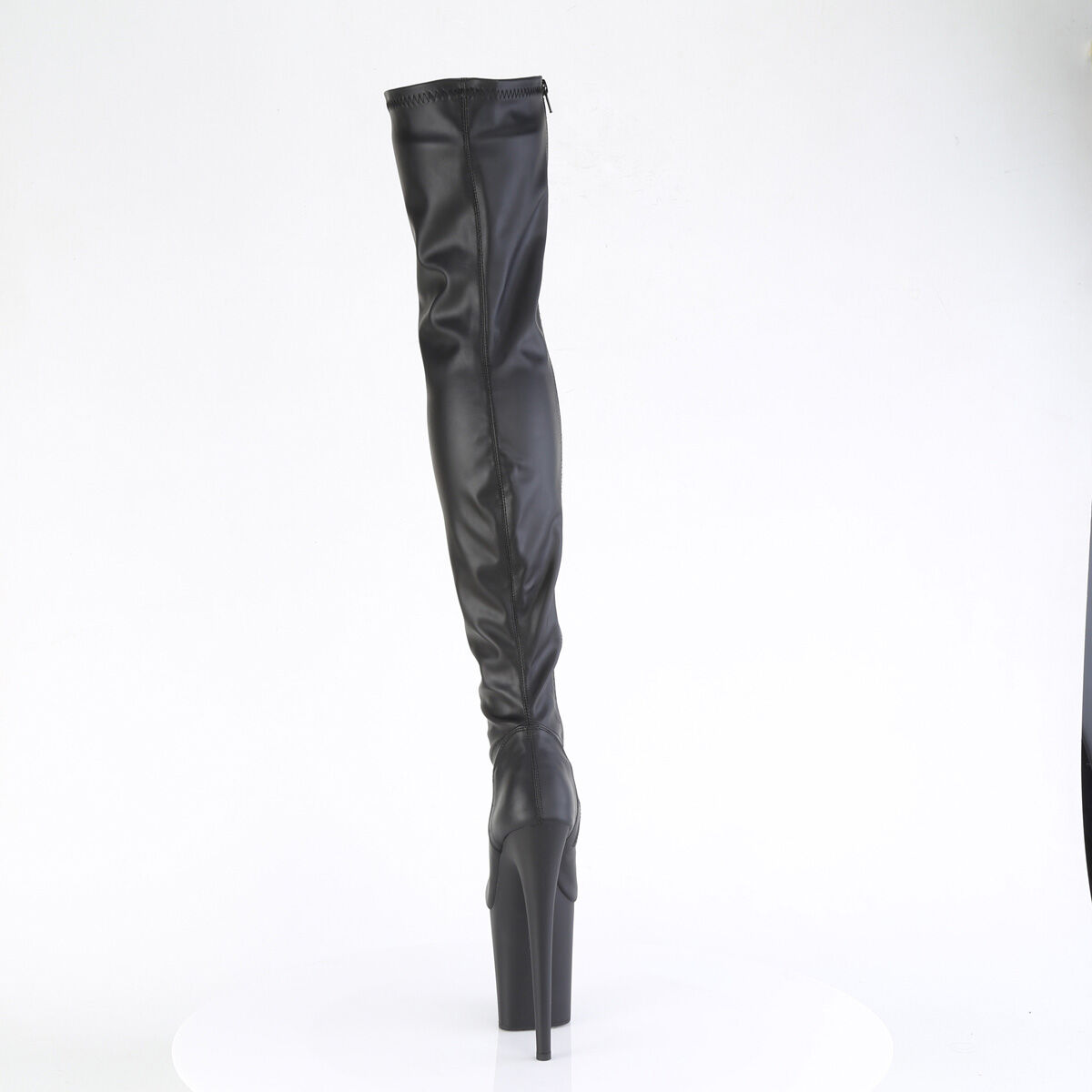 Pleaser FLAMINGO-3000 Damen Stiefel Schwarz Matt EU 38