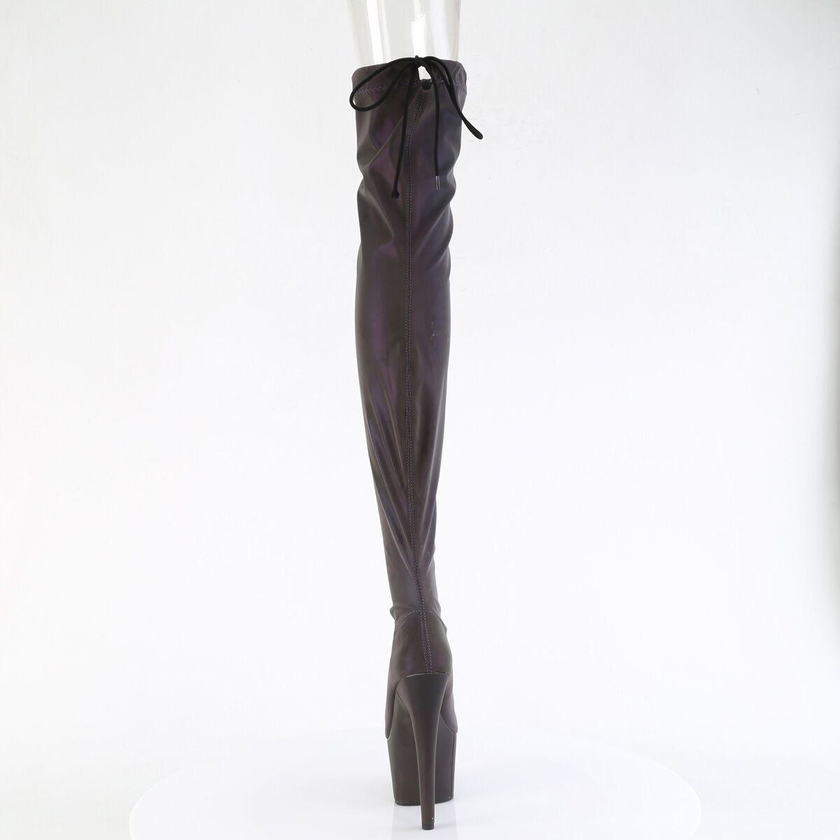 Pleaser ADORE-3008REFL Plateau Stiefel Stretch Grün Lila Reflexiv EU 35