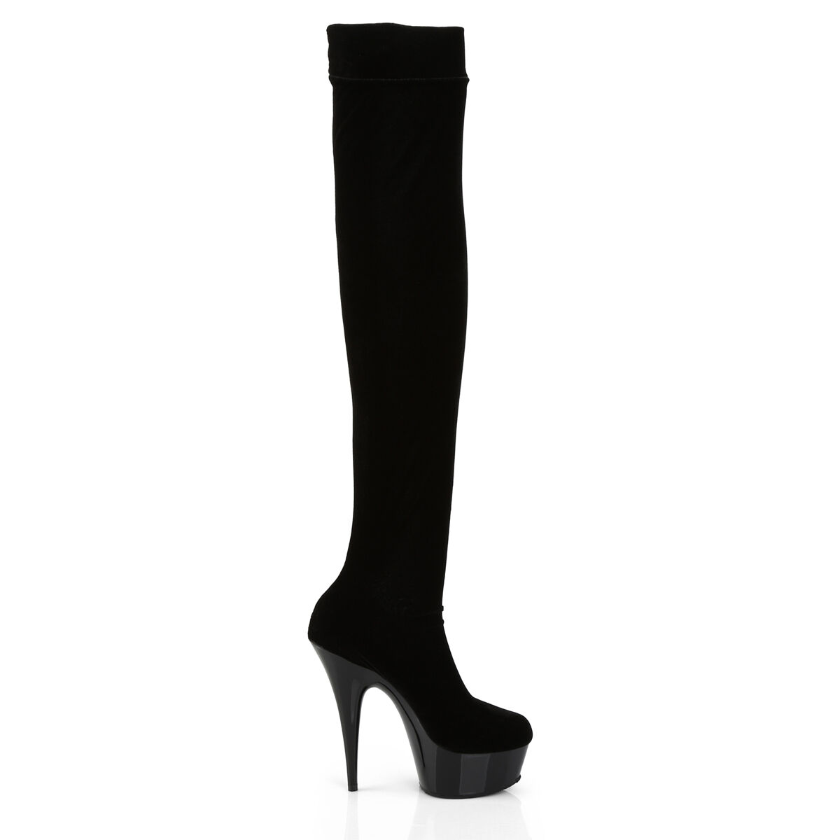 Pleaser DELIGHT-3002 Damen Stiefel Schwarz  EU 36