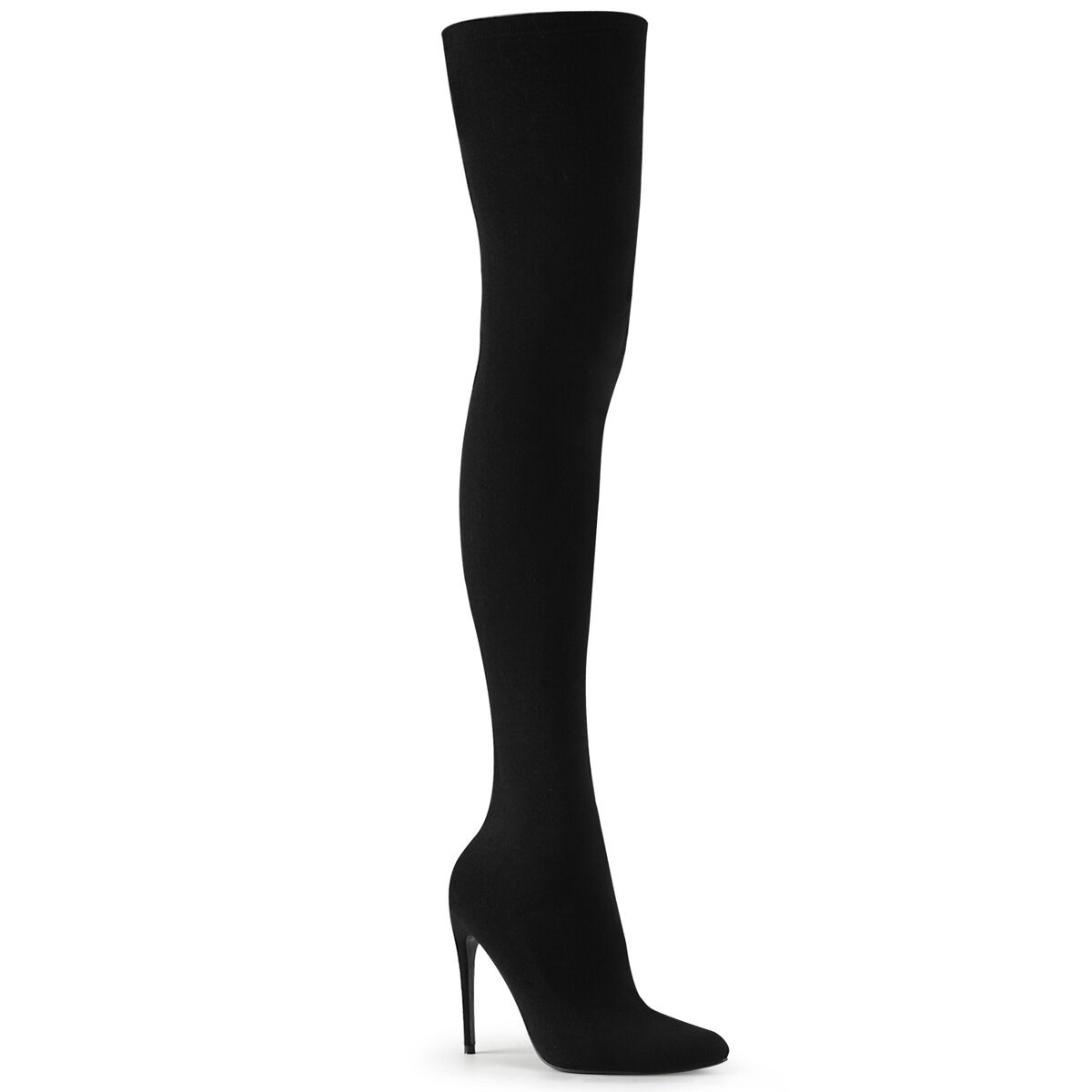 Pleaser COURTLY-3005 Damen Stiefel Schwarz