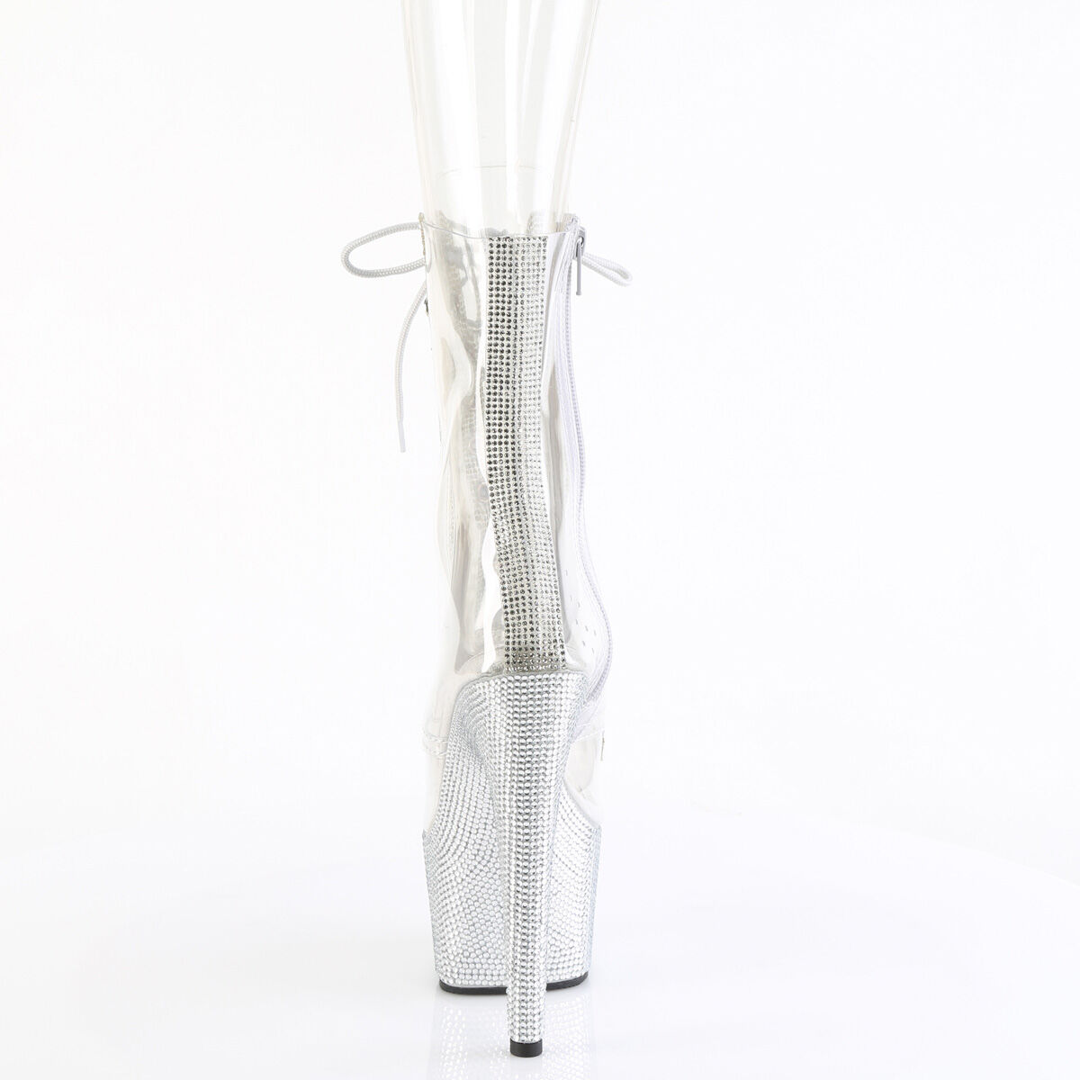 Pleaser BEJEWELED-1021C-2 Damen Stiefelette Transparent  EU 35