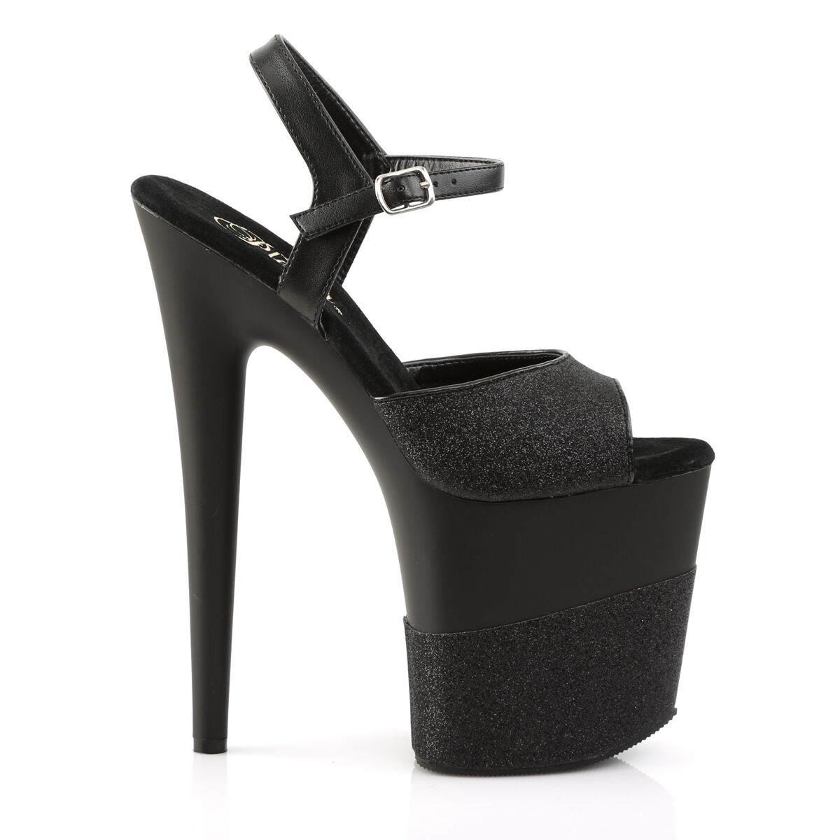 Pleaser FLAMINGO-809-2G Damen Sandale Schwarz  EU 40