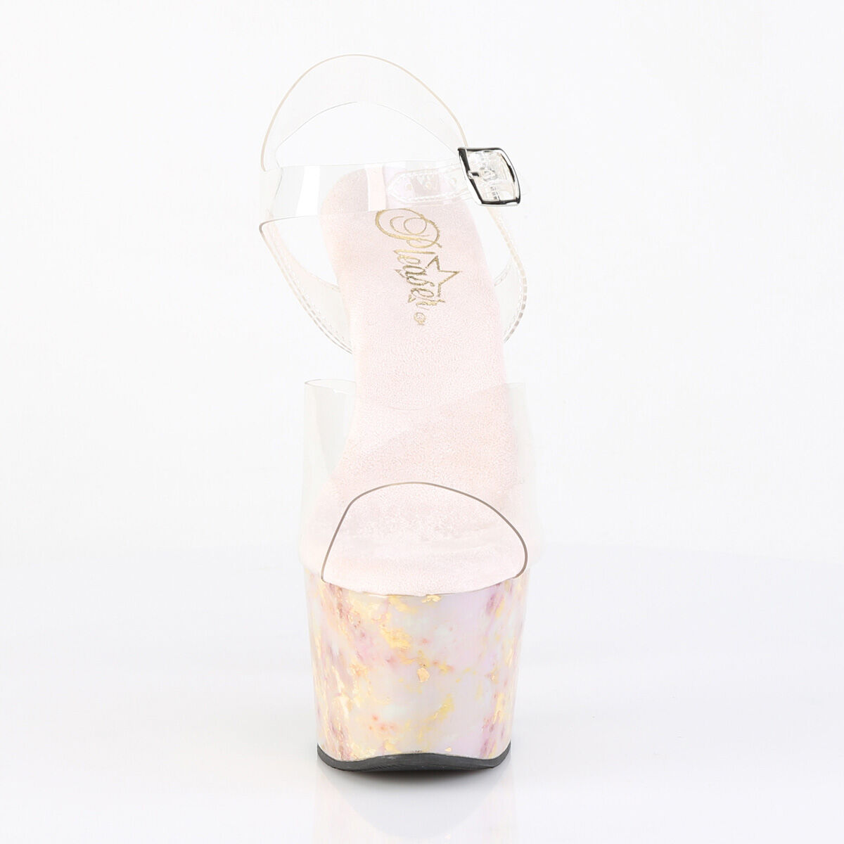 Pleaser ADORE-708MB Damen Sandale Transparent  EU 35