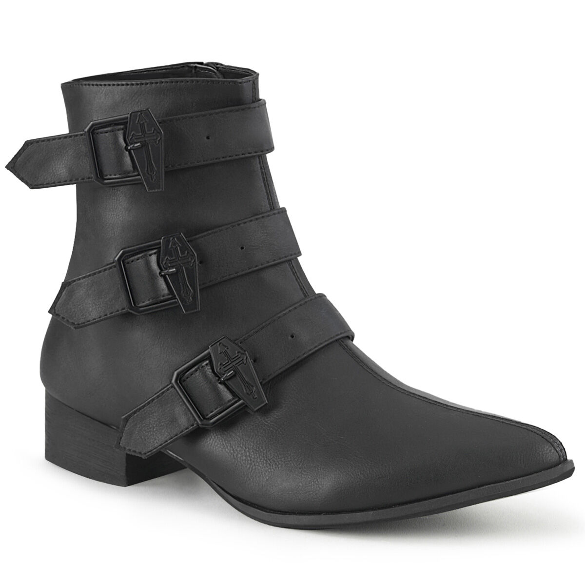 DemoniaCult WARLOCK-50-C Unisex Stiefelette Schwarz  EU 39