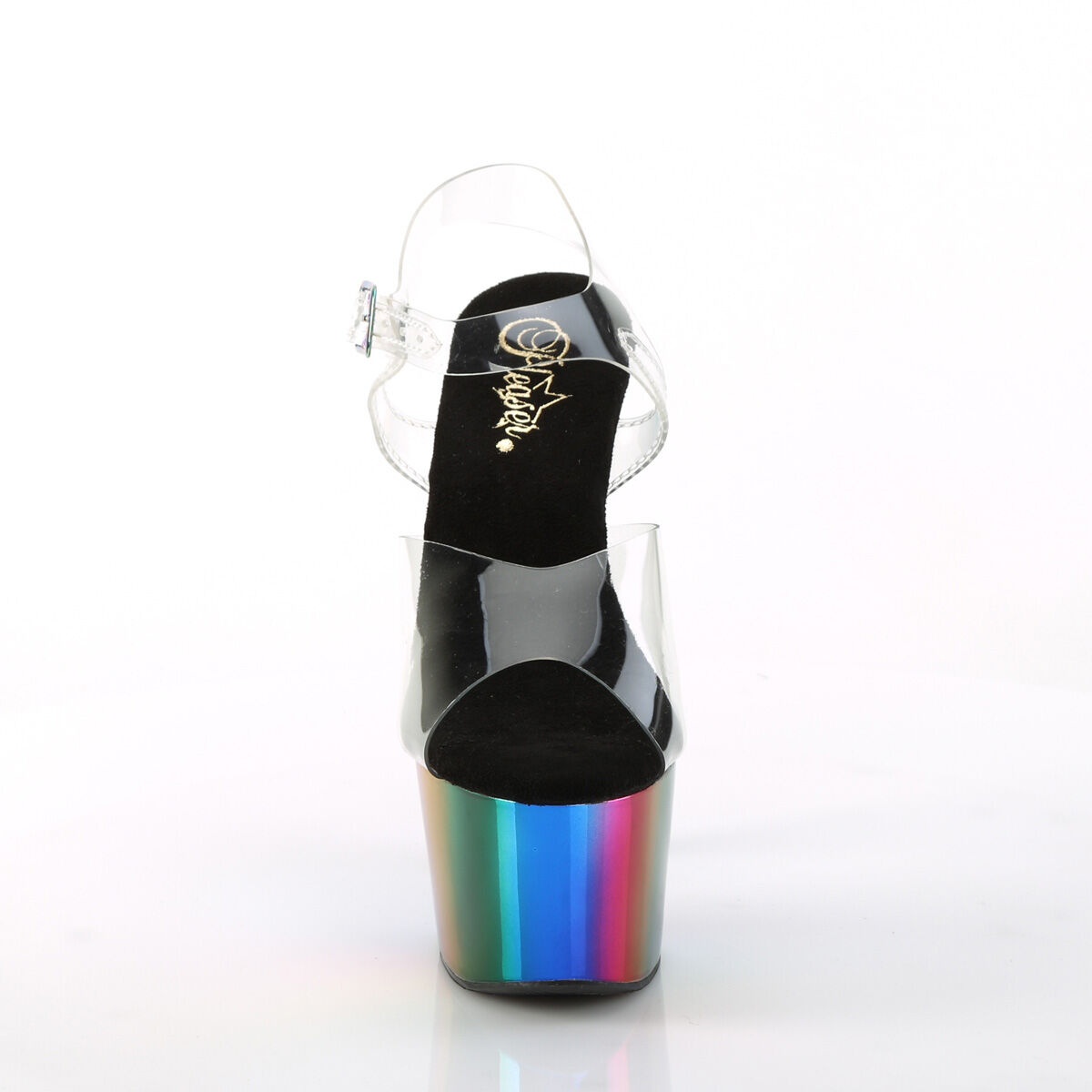 Pleaser ADORE-708RC Damen Sandale Transparent  EU 36