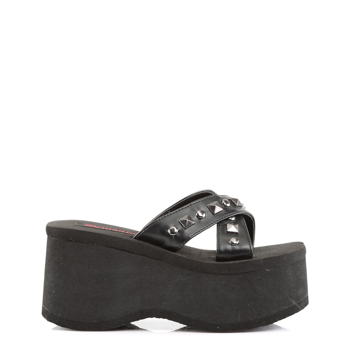 DemoniaCult FUNN-29 Damen Slipper Schwarz  EU 36