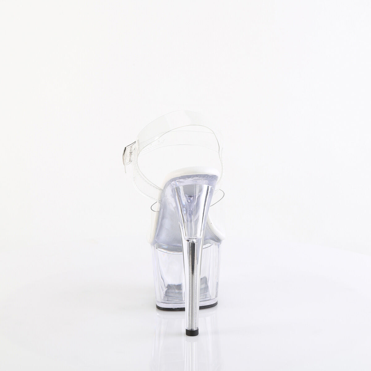 Pleaser ADORE-708VL Damen Sandale Transparent  EU 36