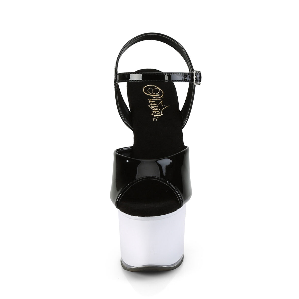 Pleaser DISCOLITE-709 Damen Sandale Schwarz  EU 35