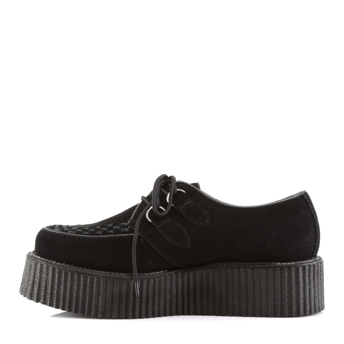 DemoniaCult CREEPER-402S Unisex Creeper Schwarz  EU 38