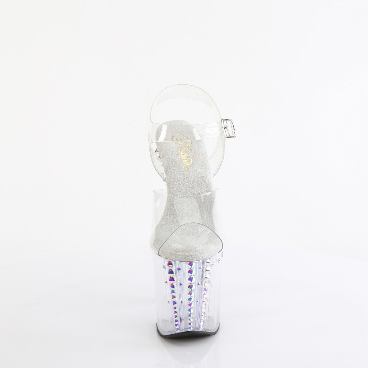 Pleaser ENCHANT-708RS-02 Damen Sandale Transparent  EU 35