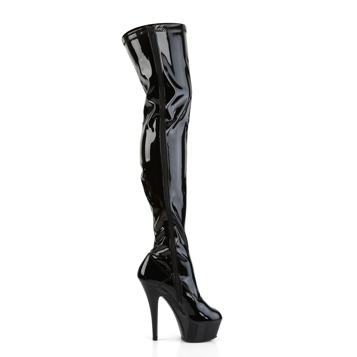 Pleaser KISS-3000 Damen Stiefel Schwarz  EU 36